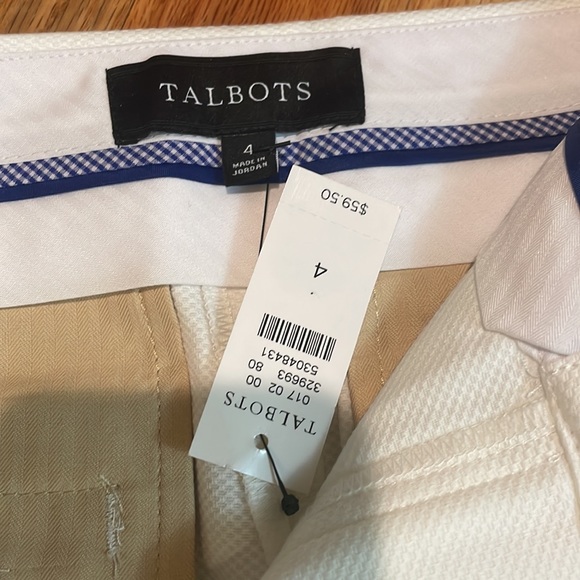 Talbots scallop shorts size 4 - Picture 4 of 5